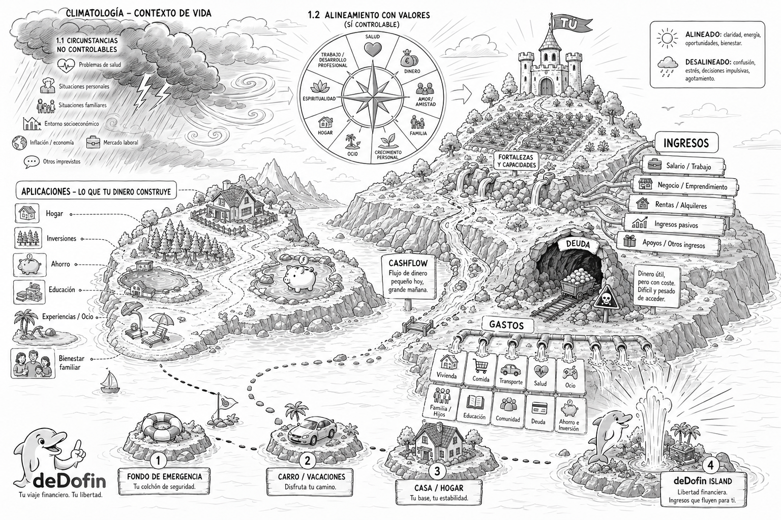 Mapa de deDofin Island